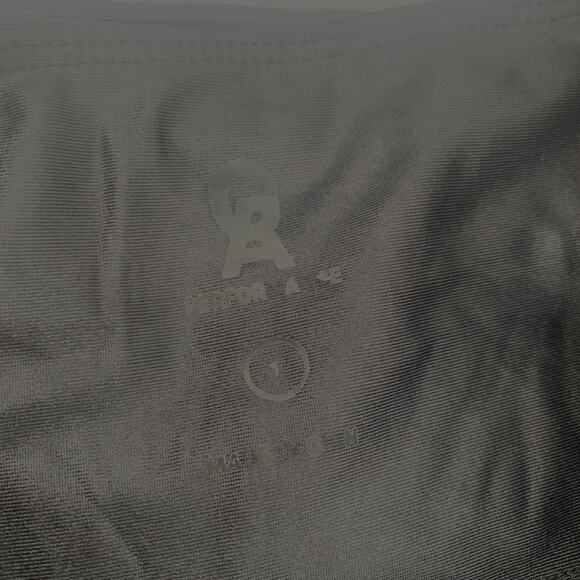 GOOD AMERICAN Leggings Size S Activewear Athletic Pants Workout Black Shiny - Picture 3 of 5